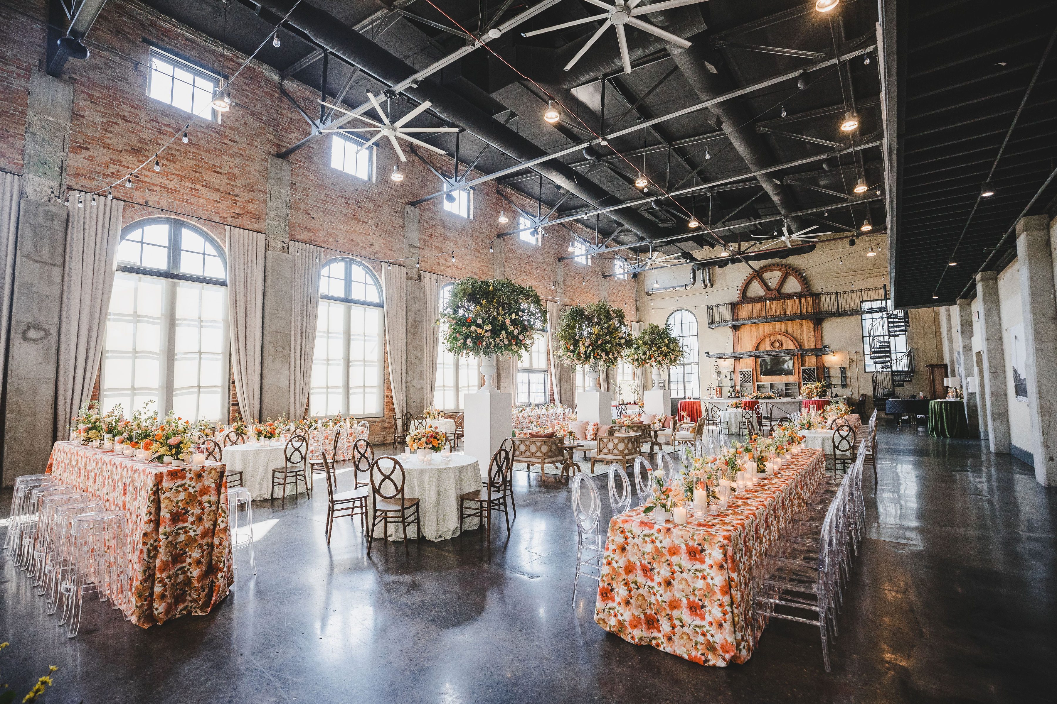 summer wedding reception