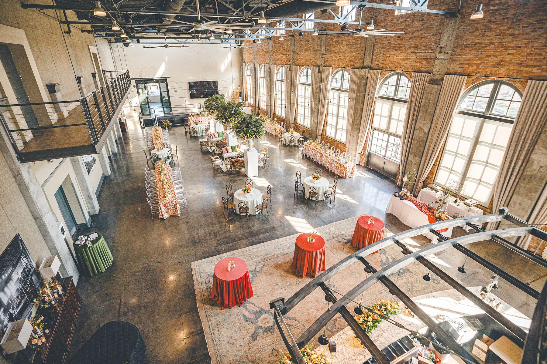 wedding reception at the steam plant