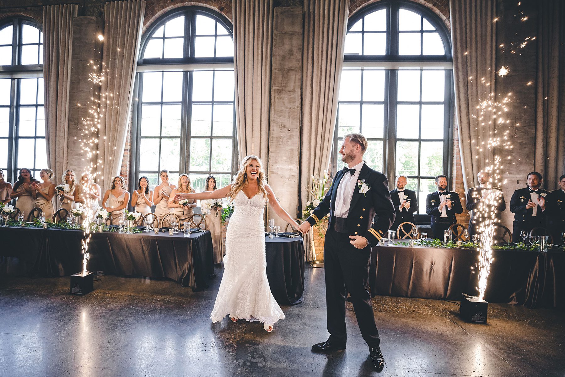bride and groom's first dance