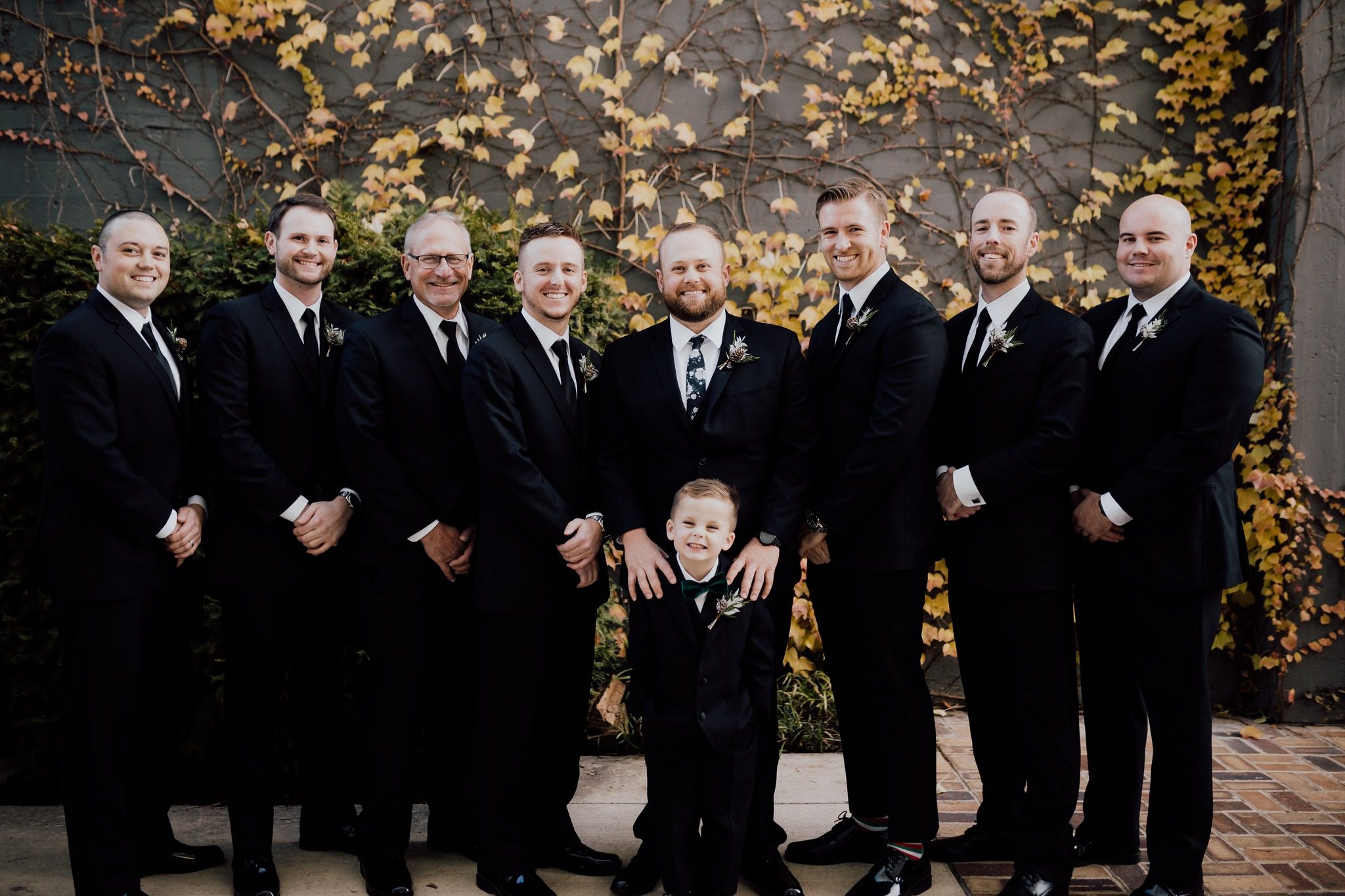 groom with groomsmen