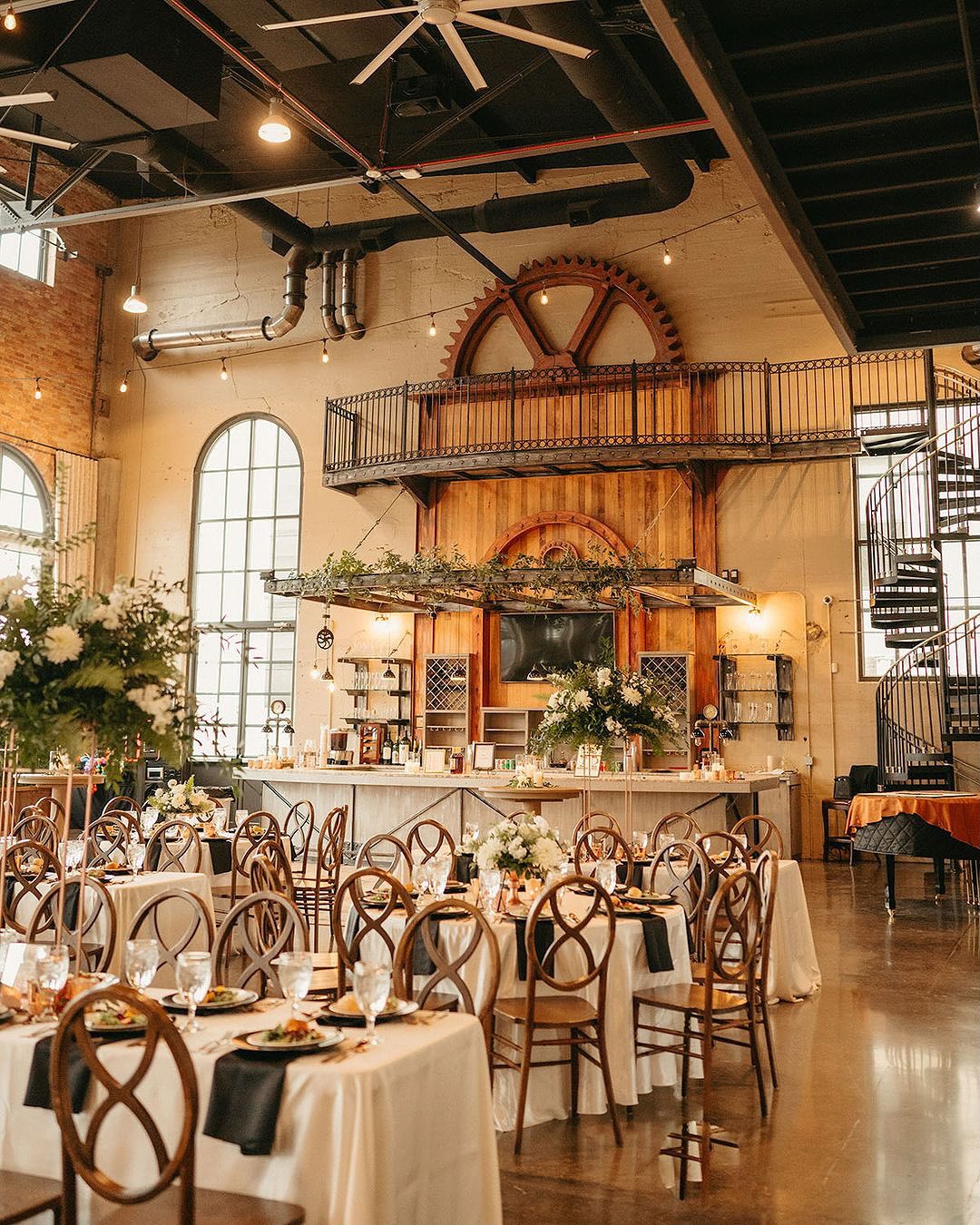 historic bar in wedding venue