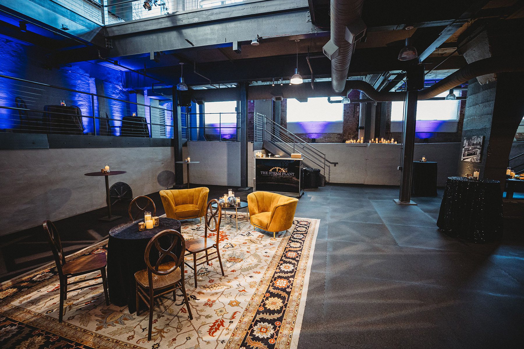 the steam plant venue boiler room