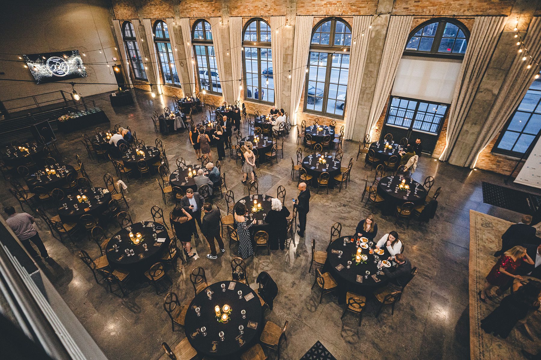 corporate event at the steam plant