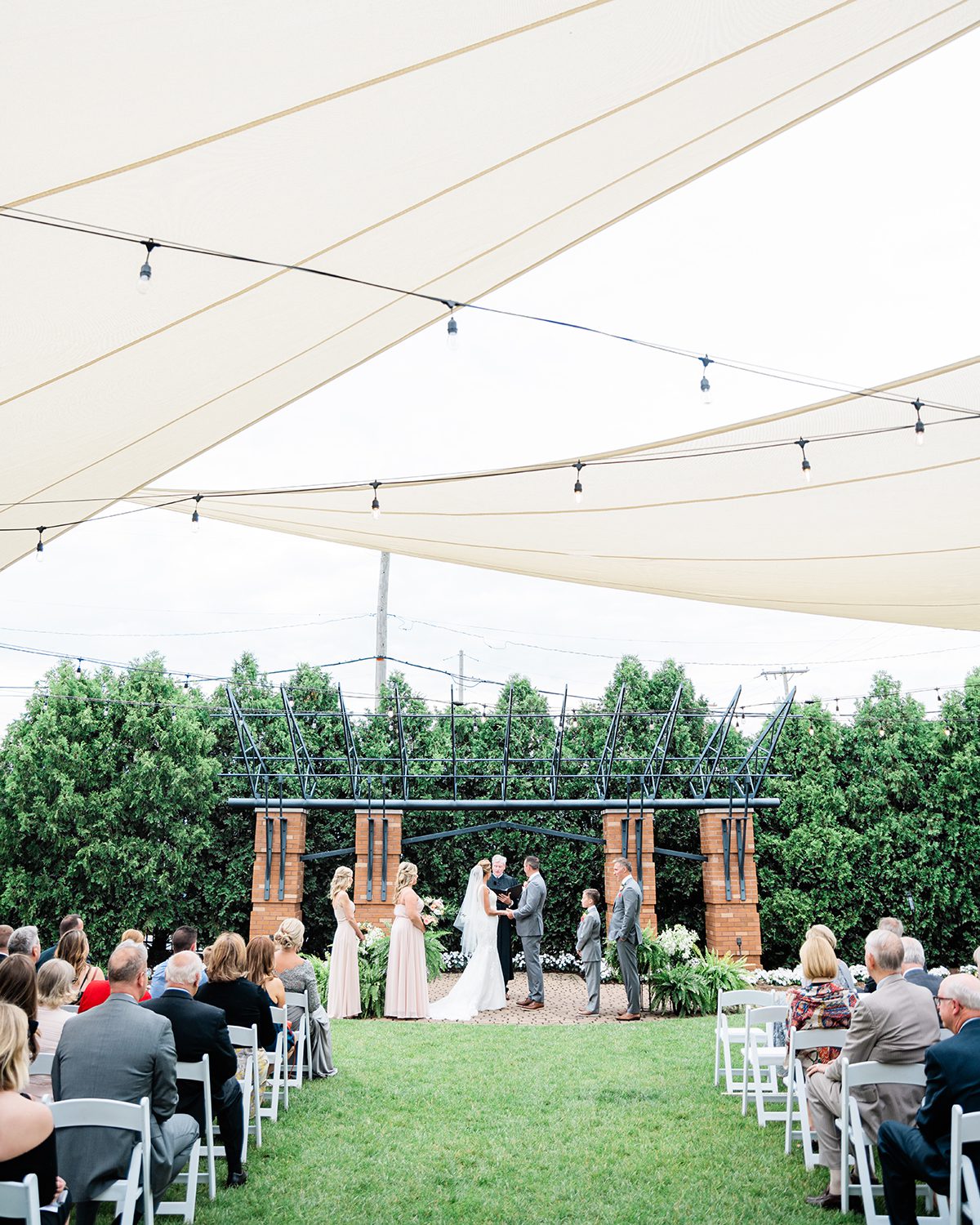 outdoor wedding ceremony