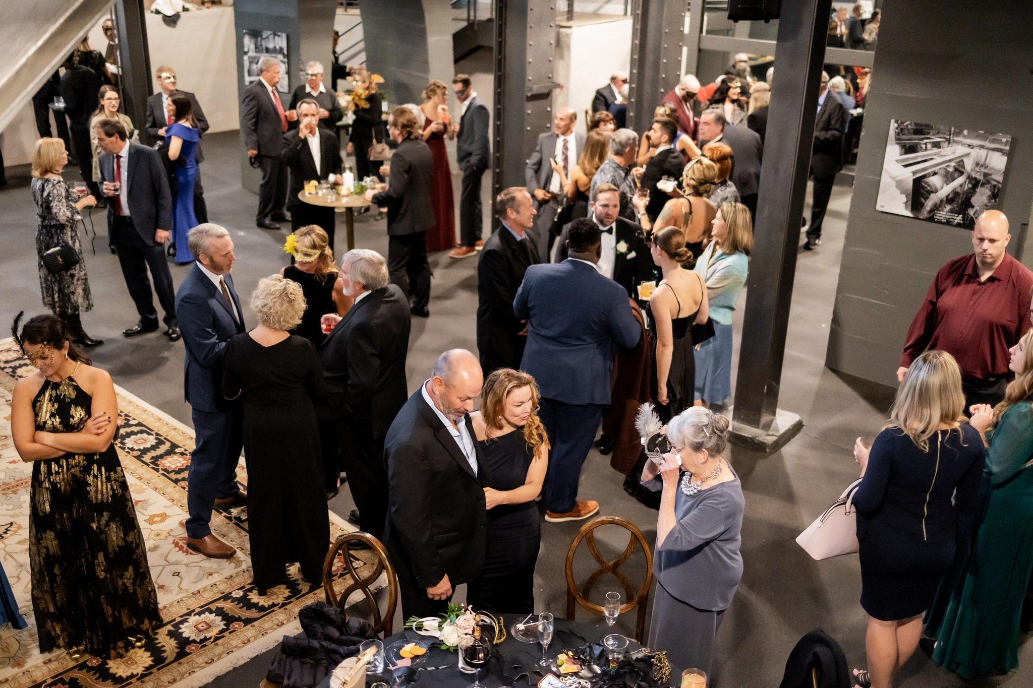 corporate event at the steam plant