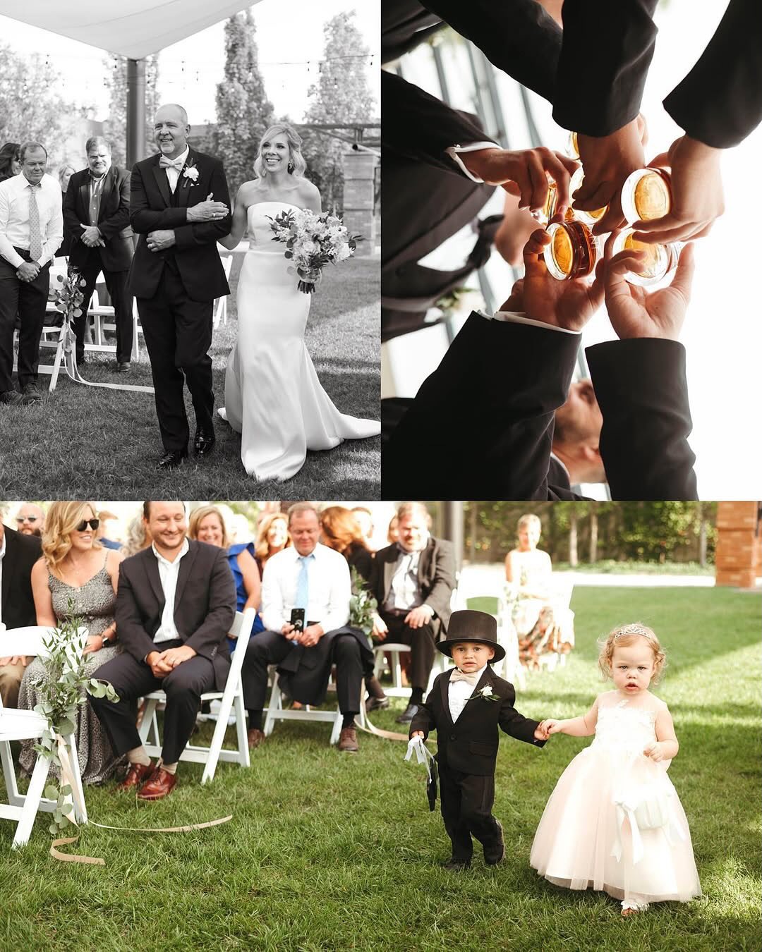 wedding collage