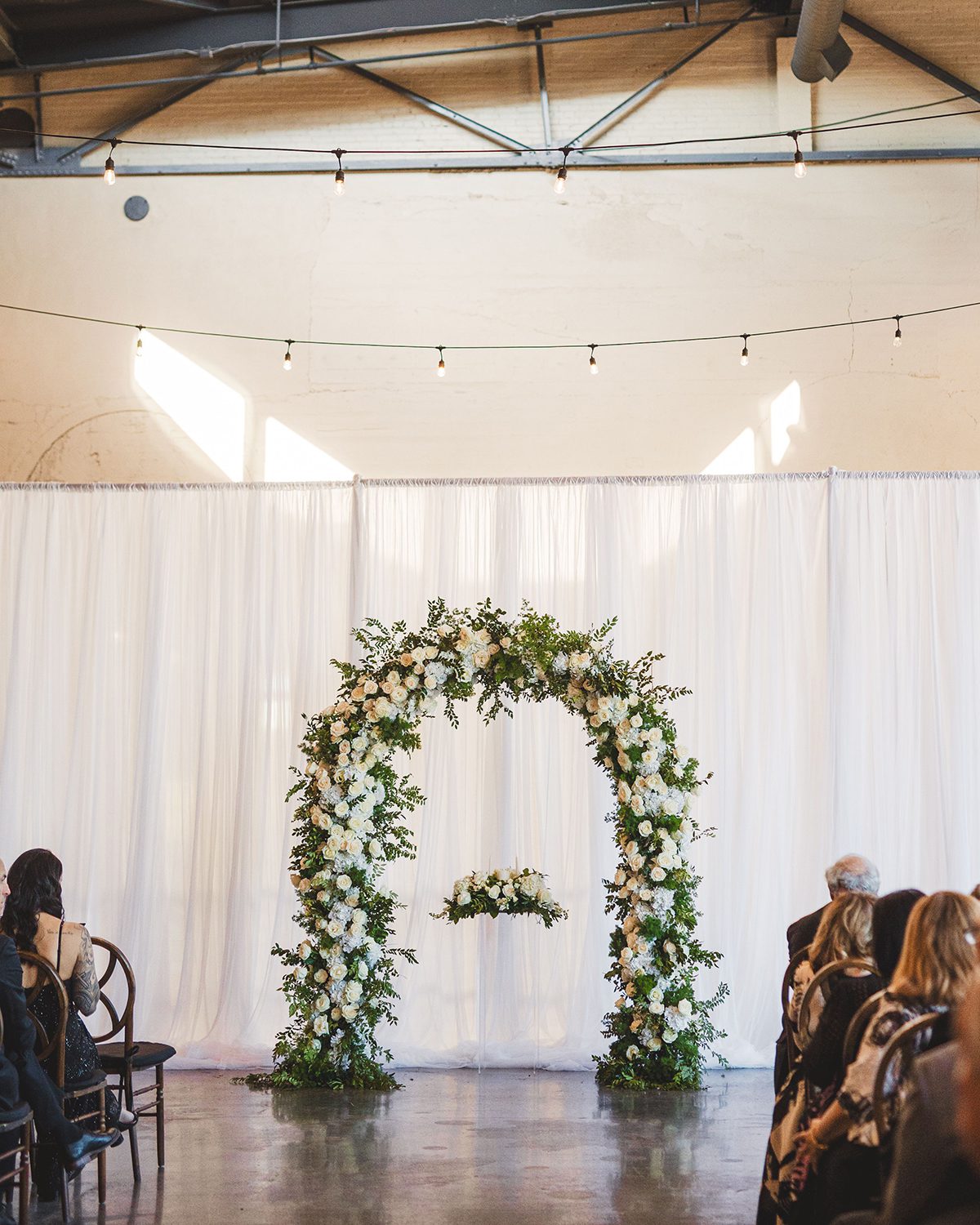 wedding floral arch