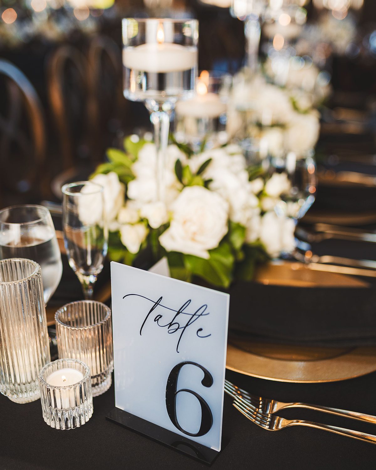 wedding reception table number
