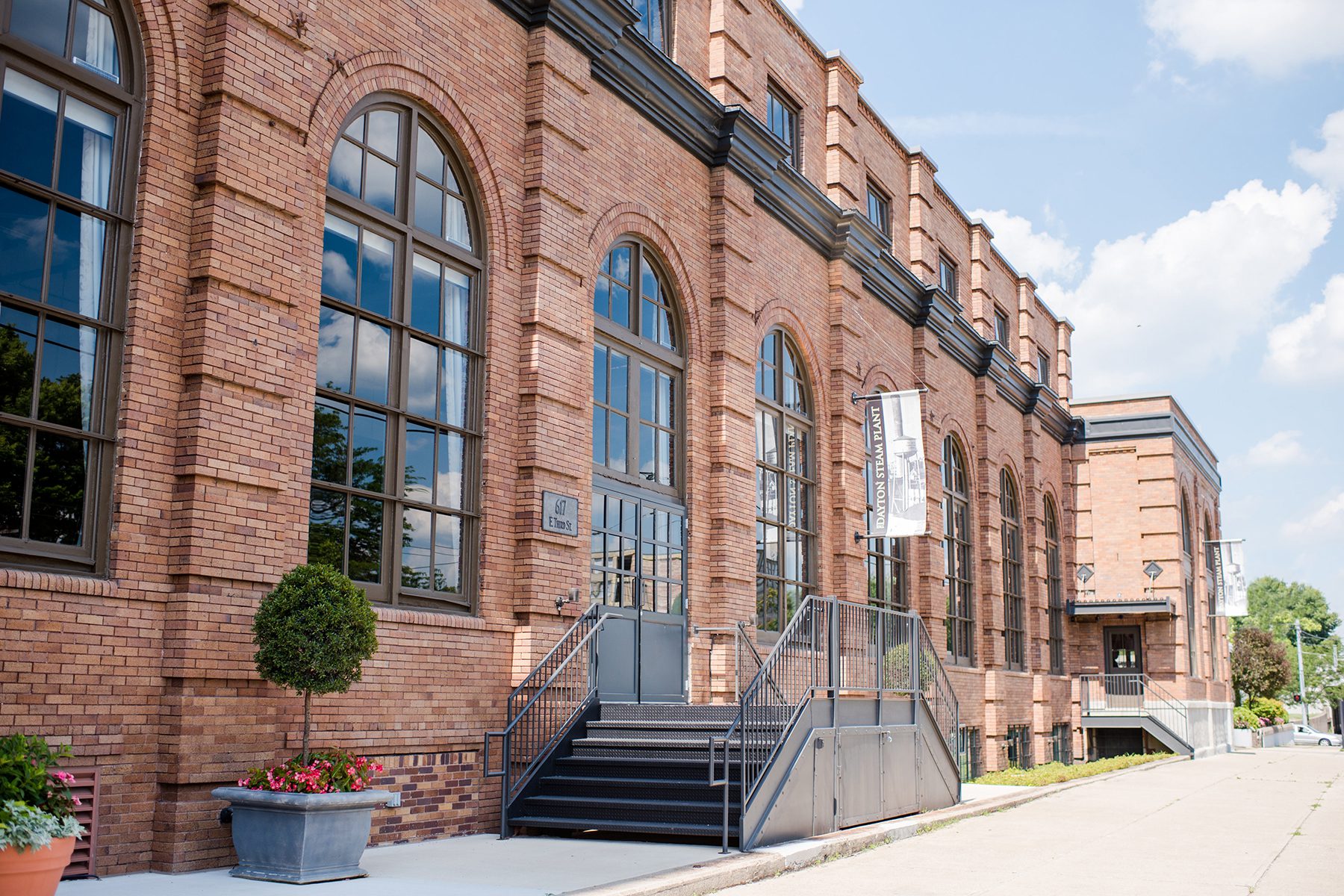 the steam plant exterior