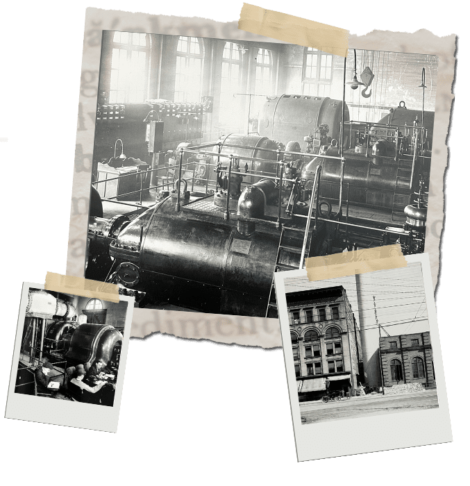 historic photos from The Steam Plant